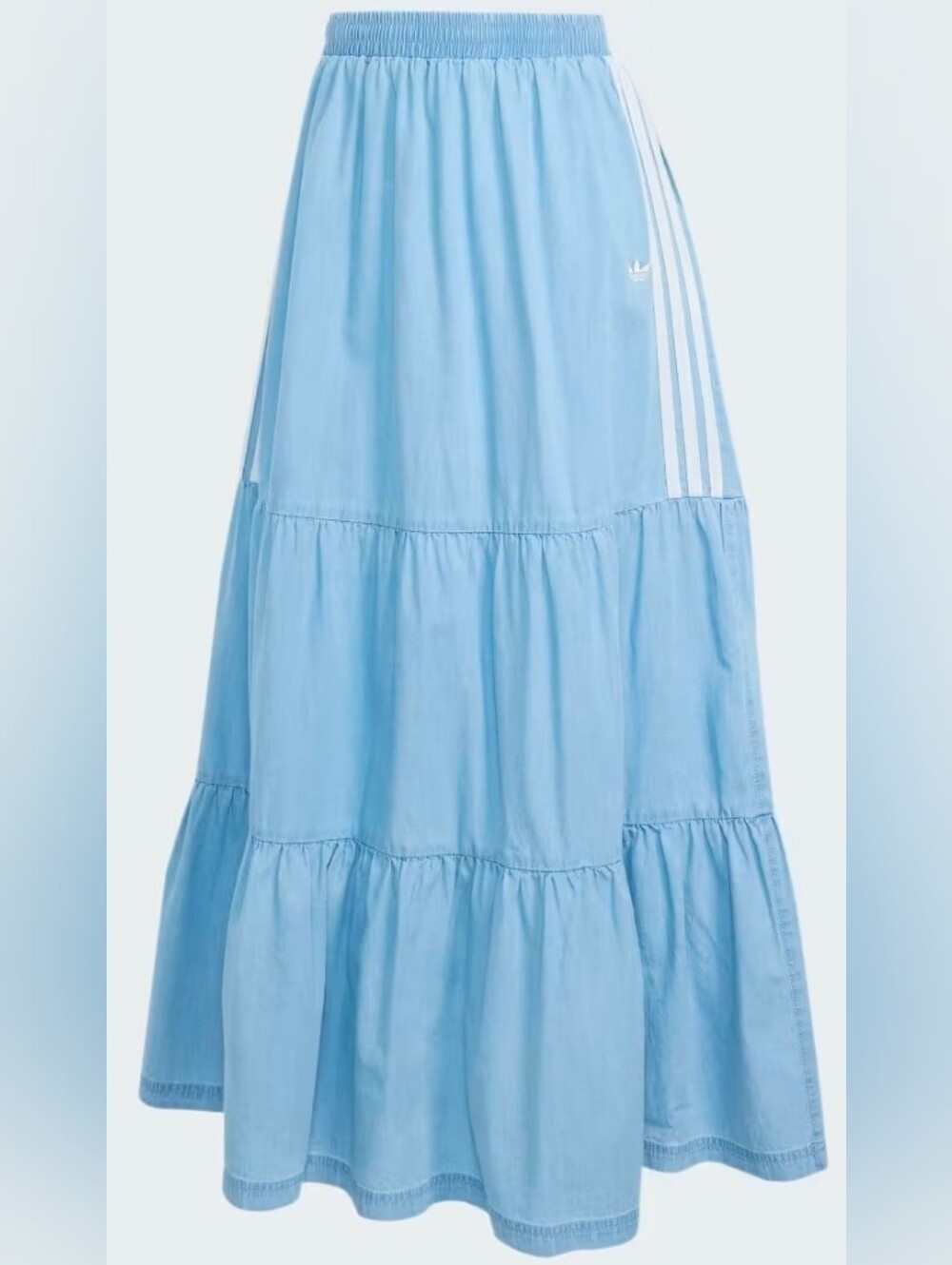 Adidas Wmns Summer Glow Denim Skirt Light Denim Ky8113 - Picture 4 of 13